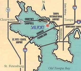 Sailport Resort Waterfront Suites Tampa Florida Map